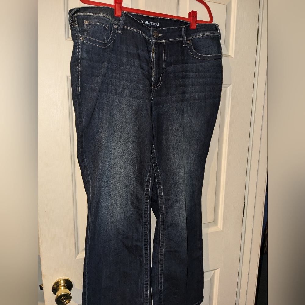 New Maurices 20w dark denim jeans